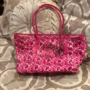 One if my most fun purses EVER! Cheery pink poppy!